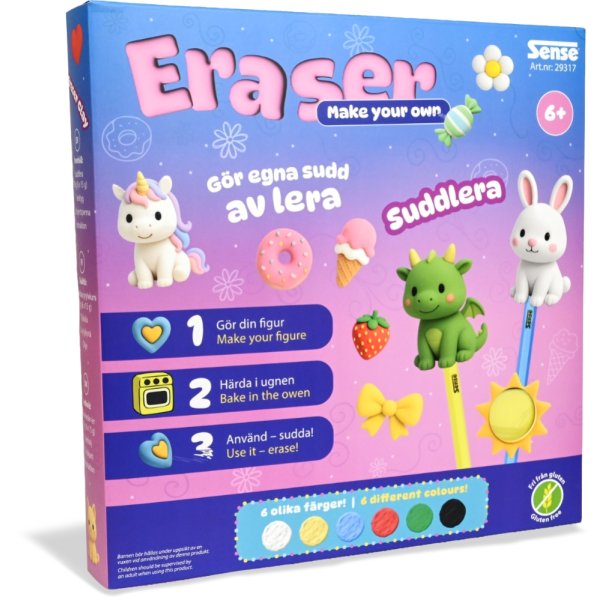 Suddlera Sense - gör egna suddgummin Suddlera Sense - gör egna suddgummin