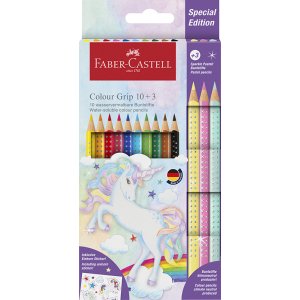 Frgpennset - Faber-Castell - Redline CP Colour Grip - Enhrning 10+3