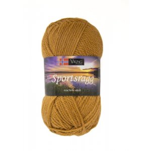 Viking garn Sportsragg 50g - Senapsgul (546) SR