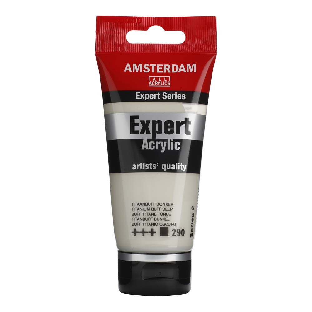 Amsterdam Acrylic Expert - 75 ml-Titan lysegul dyb - Akrylfarver, Kunstnerfarver