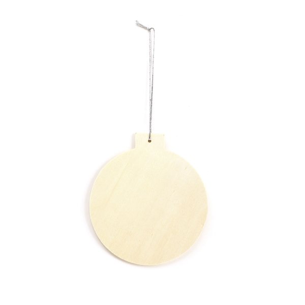 Medaljong i plywood att h�nga � 10 cm