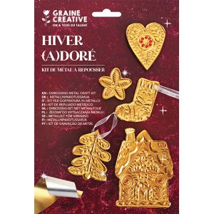 Embossingkit - Vinter i guld Embossingkit - Vinter i guld