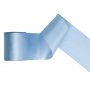 Satinband - Misty Blue - (Bredd: 100 mm) - 25 meter