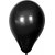 Ballonger - svart - 23 cm - 10 st