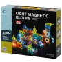 Magnetiske byggeklosser med kulebane og lysende deler 75 deler Magnetiske byggeklosser med kulebane og lysende deler 75 deler