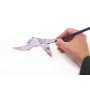 Kit f�r krympplast med dinosaurier