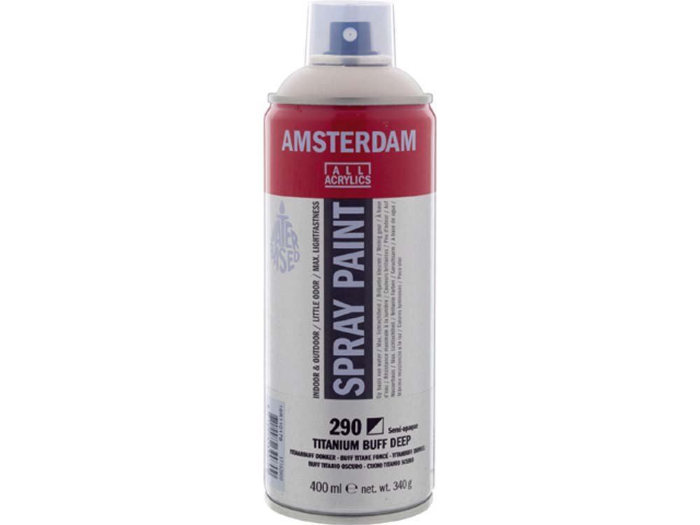 Amsterdam Spray 400 ml - Titanium Buff Deep - Spraydåser, Spraymaling, Hobbyfarve