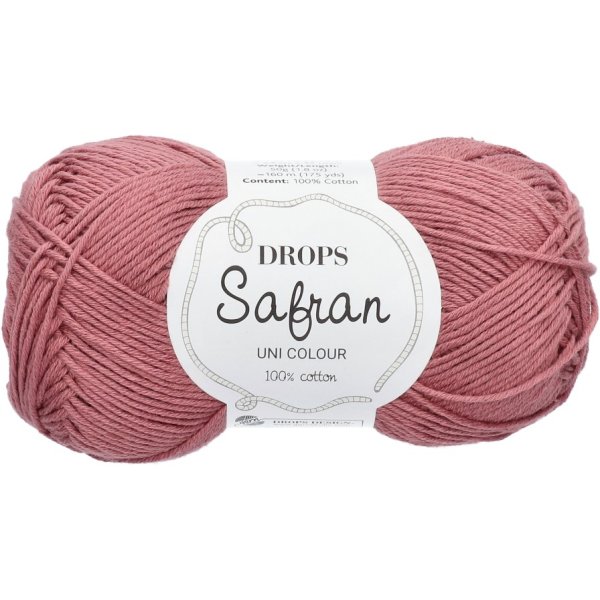 DROPS Safran Uni Colour garn - 50g - Mauve (57) DROPS Safran Uni Colour garn - 50g - Mauve (57)