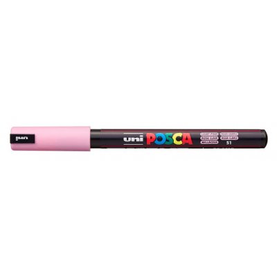 Uni Posca Marker PC-1MR/MD - Lys pink - Posca-penne, Markers, Penne, Penne, kridt & tusch