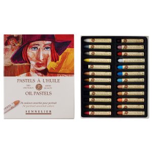 Oljepastell Sennelier 5ml Porträtt - 24 färger Oljepastell Sennelier 5ml Porträtt - 24 färger