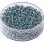 Glasp�rlor bl�gr�n 2,5 mm, 17 g