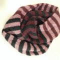 Kundbild Llama Silk 50g - Vinröd melangé: Snodden Haga av Johanna Hallberg