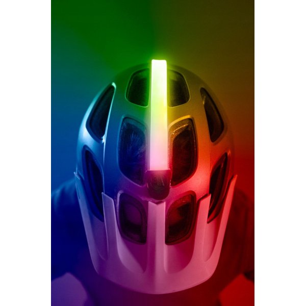 Hjälmlampa LED med färgval 3 lägen - batteridriven Hjälmlampa LED med färgval 3 lägen - batteridriven