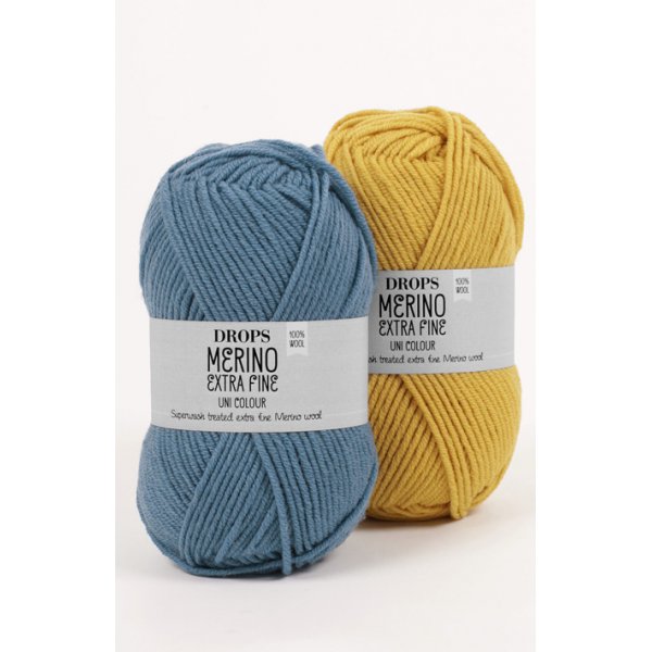 Drops Merino Extra Fine garn - 50g (ca 30 olika färgval) Drops Merino Extra Fine garn - 50g (ca 30 olika färgval)