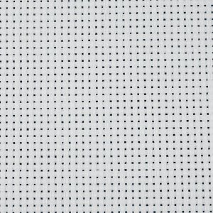 Aida broderistof - hvid - 150x300 cm, 43 kvadrater pr. 10 cm