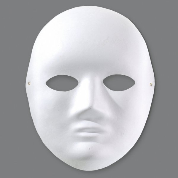 Vit ansiktsmask