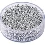 Bohemrocaille p�rlor 2,5 mm, 17 g, silver