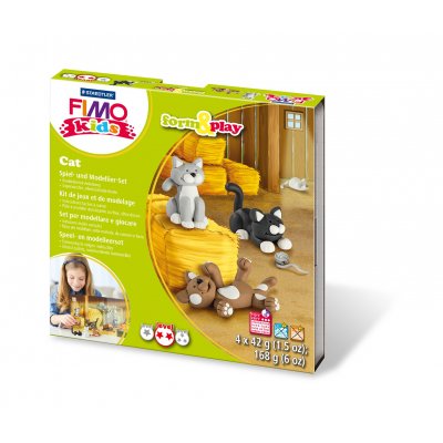 Modellsett Fimo Kids Form&Play - Kat