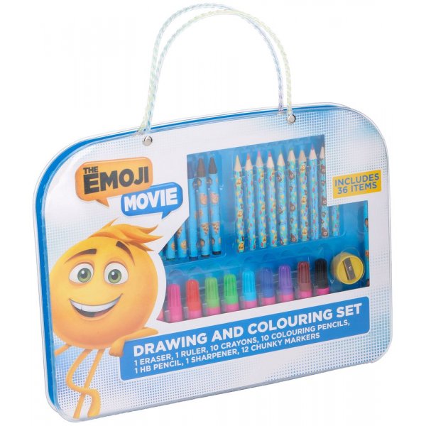 Skrivbordsset 37 delar - Emoji Movie