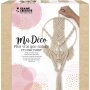 Macram�-kit f�r rund v�ggdekoration 26 x 70 cm