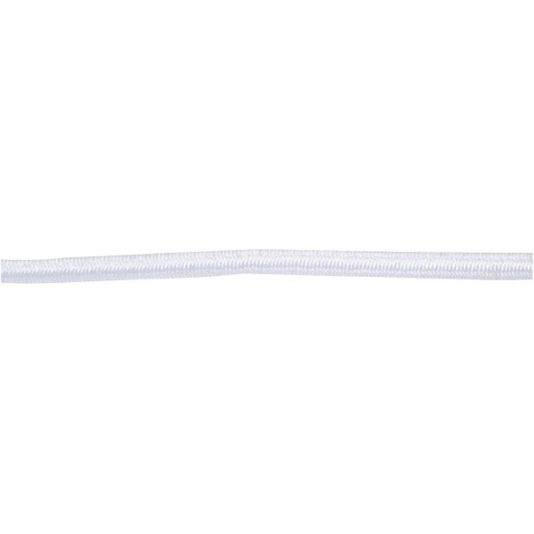 Elastiskt snöre 2 mm - vit - 250 m Elastiskt snöre 2 mm - vit - 250 m