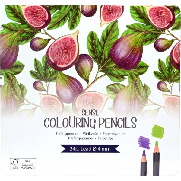 F�rgpennor FSC Sense - 24 pennor