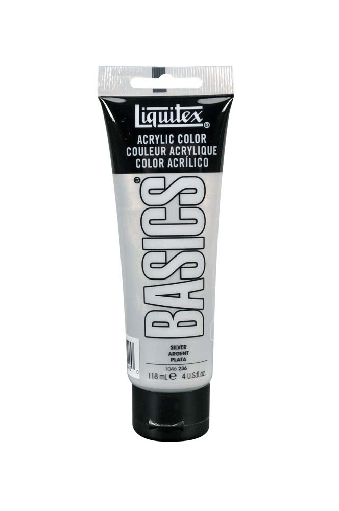 Akrylfärg Liquitex 118 ml - 236 Silver - Akrylfärger, Konstnärsfärger