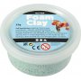 Foam Clay - ljusgrn - glitter - 35 g