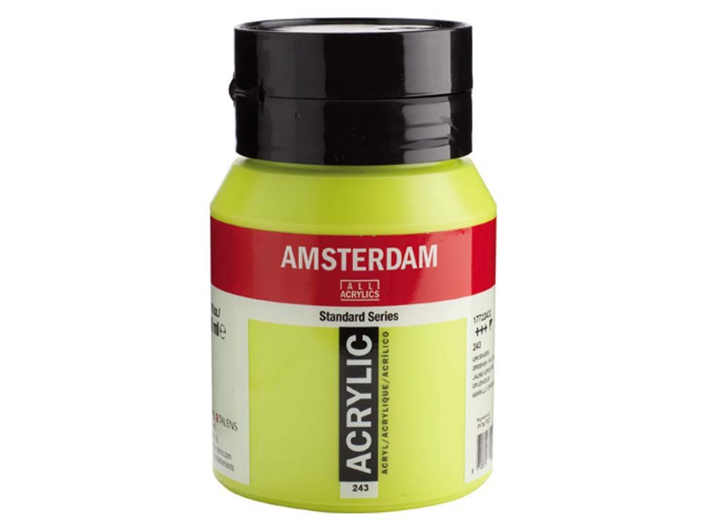 Amsterdam Akrylmaling 500 ml - Grønlig Gul - Akrylfarver, Kunstnerfarver
