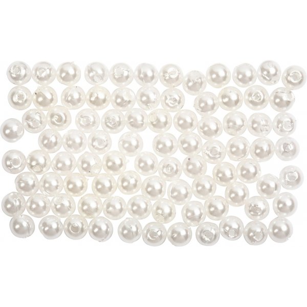 Vaxpärlor - pärlemor - 4 mm - 150 st Vaxpärlor - pärlemor - 4 mm - 150 st