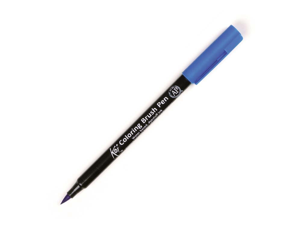 Koi Color Brush - Cerulean Blue - Fiberpenne, Penne, Penne, kridt & tusch