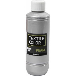 Textile Color - silver - prlemor - 250 ml