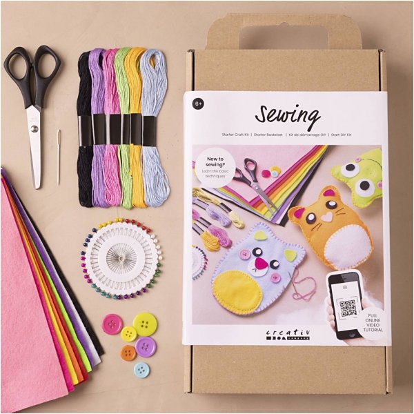 Start DIY Kit Sömnad - Nallebjörnar Start DIY Kit Sömnad - Nallebjörnar