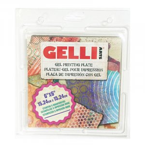 Tryckplatta - Gelli Arts - 15,4x15,4cm