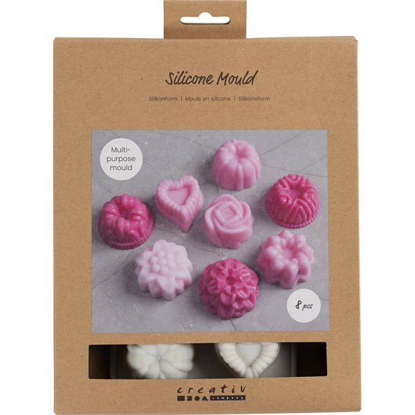 Silikonform - sm� sandkakor