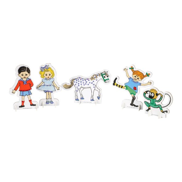 Diamond painting Pippi L�ngstrump - 5 motiv med strassp�rlor