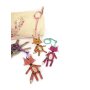Färgglada metallnyckelringar med krok, 10-pack Färgglada metallnyckelringar med krok, 10-pack