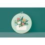 Broderikit blomsterbukett � 20 cm