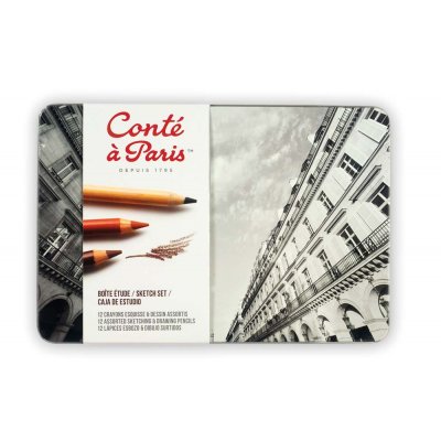 Skisseblyanter \\\"Studio\\\" Cont i Paris - 12 blyanter