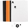 Dekorative gummiark Halloween-farger 14x25 cm 2 mm 12 ark Dekorative gummiark Halloween-farger 14x25 cm 2 mm 12 ark