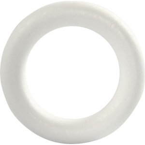 Ring - hvit - 17 cm
