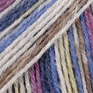DROPS Nord Print garn 50g - Norrskensr�nder (101)