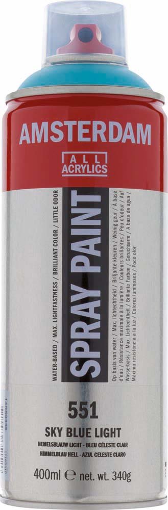 Amsterdam Spray 400 ml - Sky Blue Light - Spraydåser, Spraymaling, Hobbyfarve