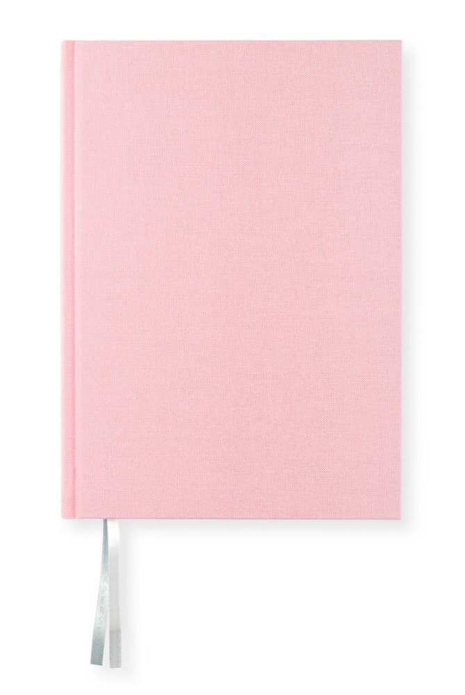 Notebook Tekstil A5 Linjeret - Tea Rose - Notesbøger, Kontorartikler