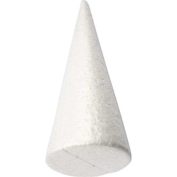 Käglor av frigolit - vit - Ø10 cm Käglor av frigolit - vit - Ø10 cm
