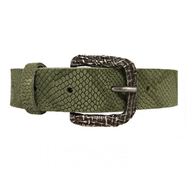 Damb�lte i crocco-m�nstrad oxl�der