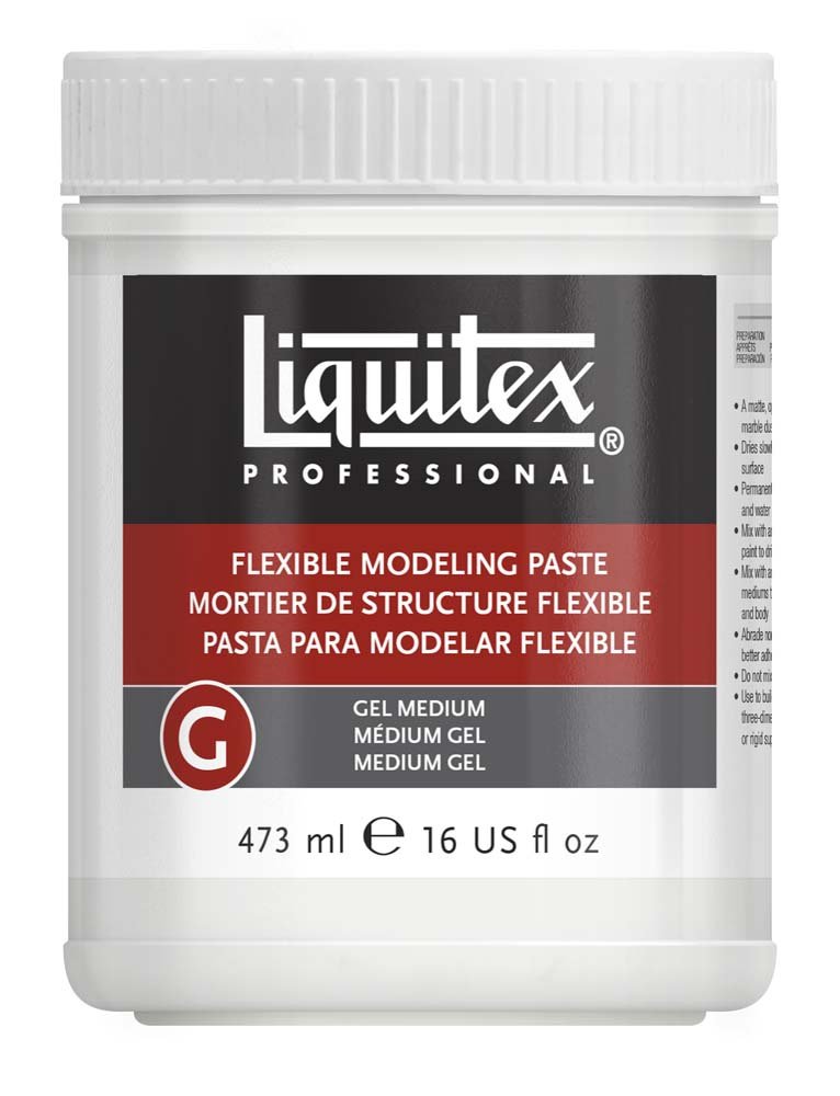 Fleksibel modelleringspasta Liquitex 473 ml - Akrylmedier, Malermedium, Fernis og kunstner medier til kunstmaling