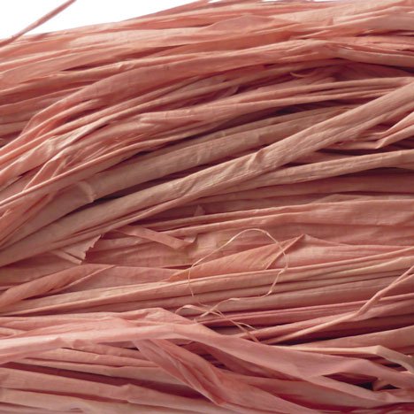 Raffia 50 g medium lys rosa Raffia 50 g medium lys rosa