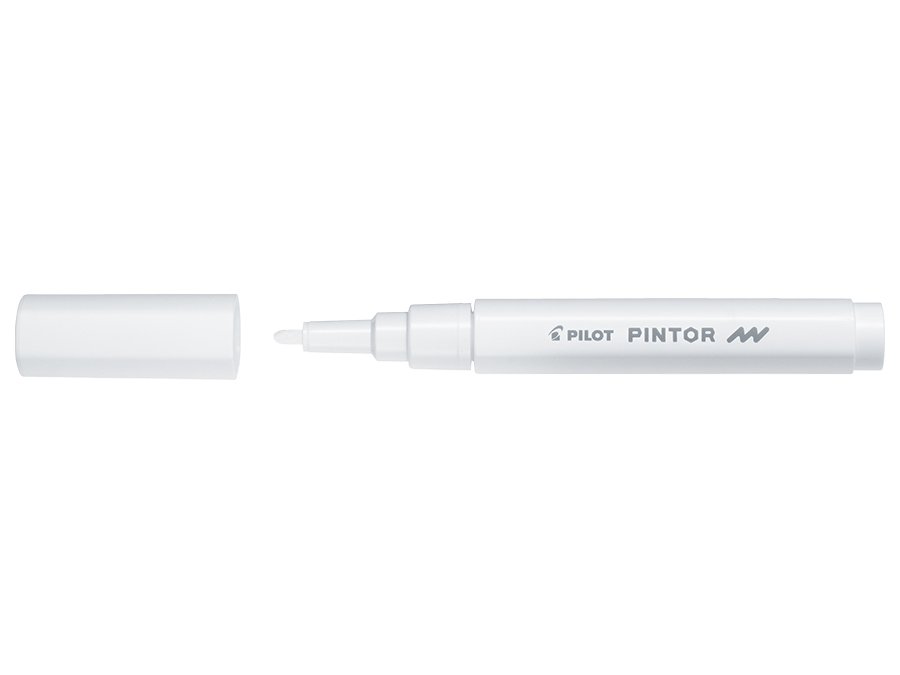 Fiberpen Pilot Pintor - (Fine) - Hvid - Fiberpenne, Penne, Penne, kridt & tusch