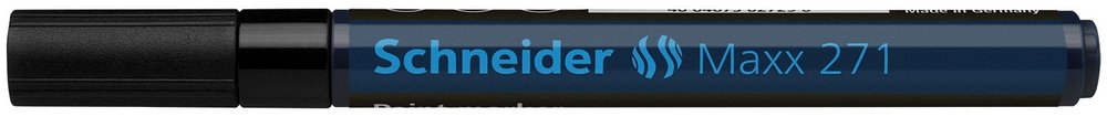 Maxx 271 Paintmarker (1-2 mm) rund - Sort - Markørpenne, Penne, Penne, kridt & tusch